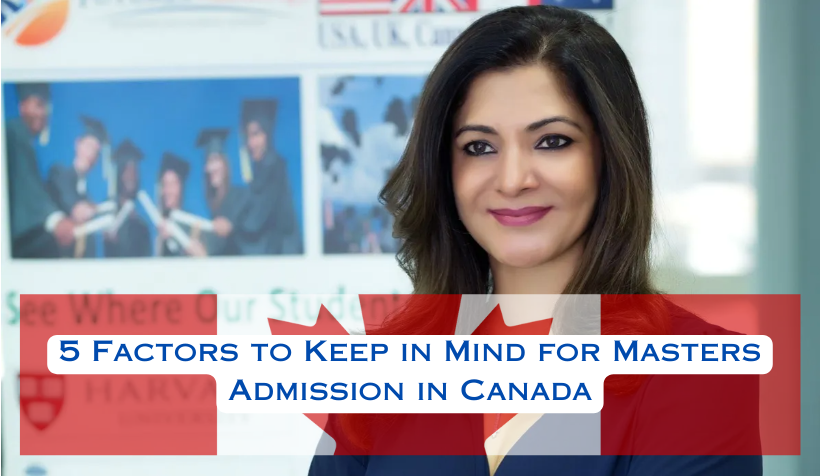 Masters Admission in Canada