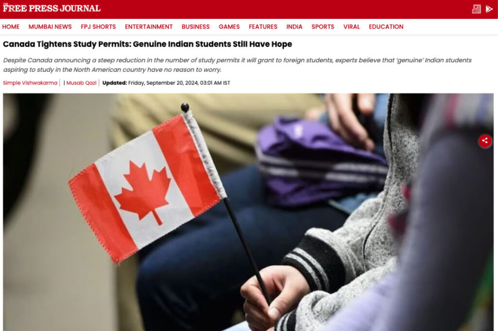 Canada Tightens Study Permits - Genuine Indian Students Still Have Hope