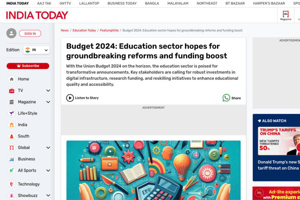 Budget 2024: Education sector hopes for groundbreaking reforms and funding boost