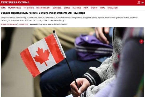 Canada Tightens Study Permits - Genuine Indian Students Still Have Hope
